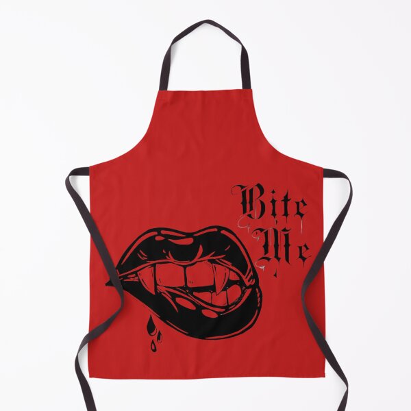 Item preview, Bite Me Vampire Lips Graphic - Dark Gothic Aesthetic Illustration designed and sold by MakarenaCreate.