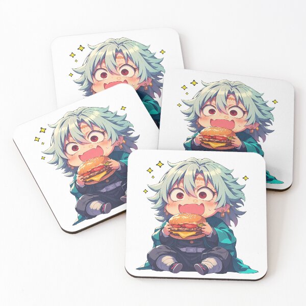 Item preview, Tengen Uzui Demon Slayer Chibi Burger Flashy Snack designed and sold by earlobejerk.