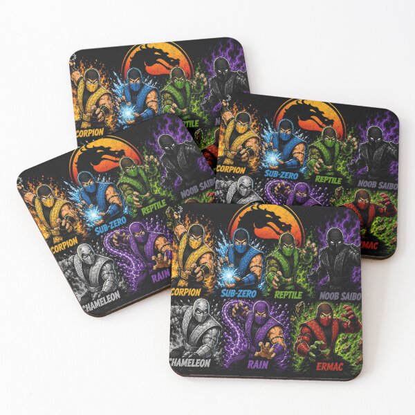 Item preview, Mortal Kombat Ninja Characters designed and sold by TMTD Productions.