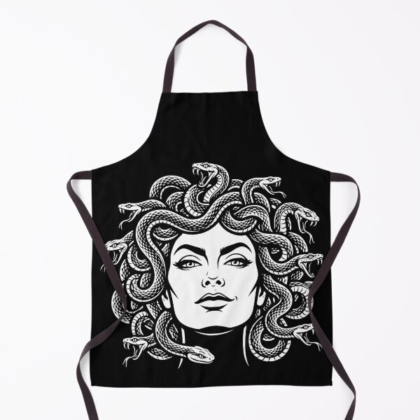 Item preview, Medusa Sin Graphic Illustration - Dark Mythology Tattoo Style Art designed and sold by MakarenaCreate.