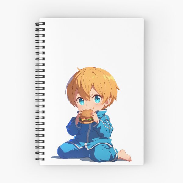 Item preview, Eugeo Sword Art Online Anime Chibi Kawaii Burger Blue Tracksuit Soft designed and sold by earlobejerk.