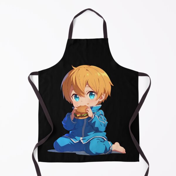 Item preview, Eugeo Sword Art Online Anime Chibi Kawaii Burger Blue Tracksuit Soft designed and sold by earlobejerk.
