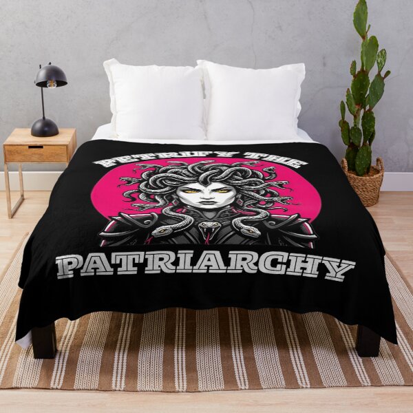 Item preview, Petrify The Patriarchy Medusa Illustration - Feminist Mythological Graphic Art designed and sold by MakarenaCreate.