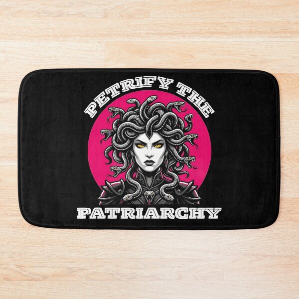 Item preview, Petrify The Patriarchy Medusa Illustration - Feminist Mythological Graphic Art designed and sold by MakarenaCreate.