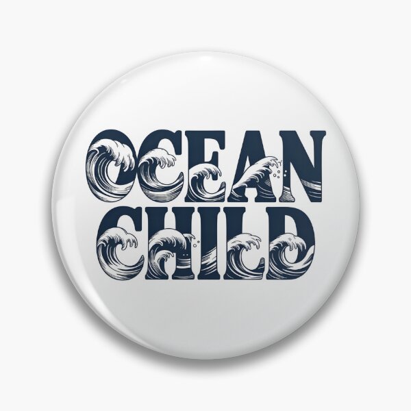 Item preview, Ocean Child Vintage Wave Typography Coastal Beach Lover Graphic T-Shirt designed and sold by FestivityFinds.