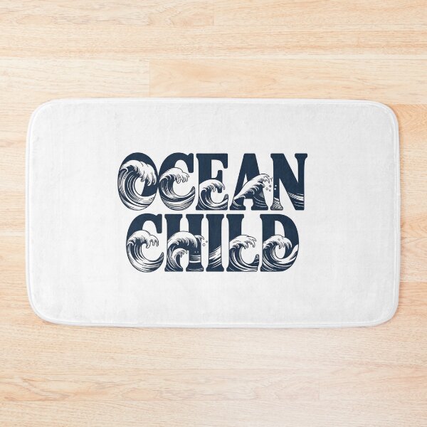 Item preview, Ocean Child Vintage Wave Typography Coastal Beach Lover Graphic T-Shirt designed and sold by FestivityFinds.