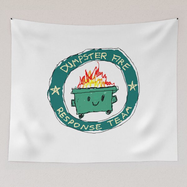 Item preview, Dumpster Fire Response Team Chaos Humor Problem Solver designed and sold by HumansStuck12.