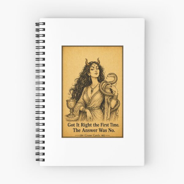 Item preview, Crone Cards - Got It Right the First Time. The Answer Was No. designed and sold by Kay Mhor Studio.