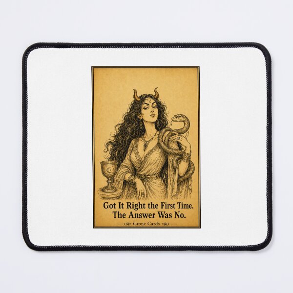 Item preview, Crone Cards - Got It Right the First Time. The Answer Was No. designed and sold by Kay Mhor Studio.
