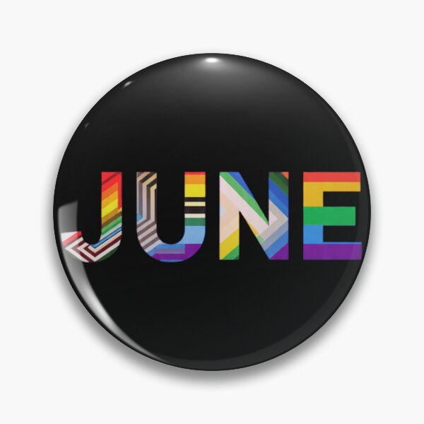 Item preview, June Pride: Geometric LGBTQ Flag Name and Birthday Monogram designed and sold by ChaosModeArt.