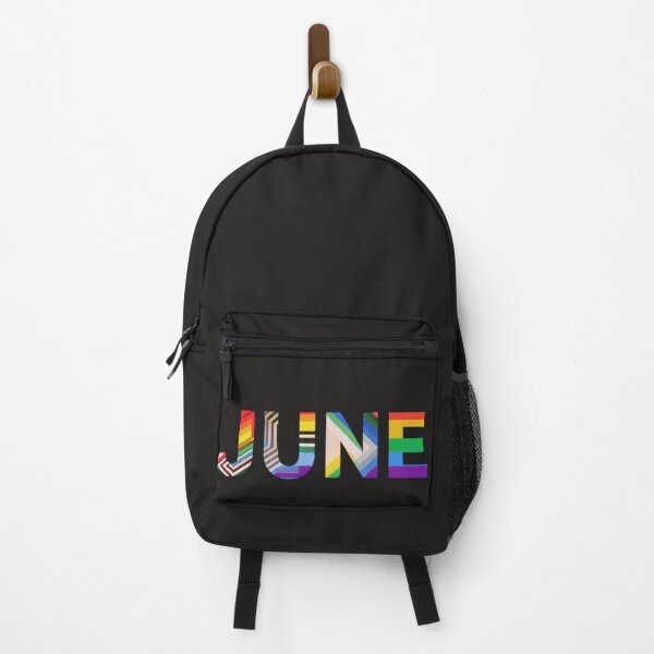 Item preview, June Pride: Geometric LGBTQ Flag Name and Birthday Monogram designed and sold by ChaosModeArt.