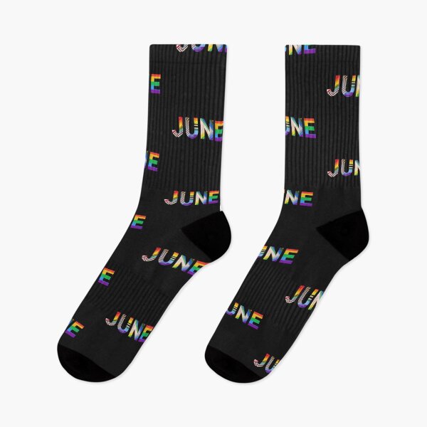 Item preview, June Pride: Geometric LGBTQ Flag Name and Birthday Monogram designed and sold by ChaosModeArt.