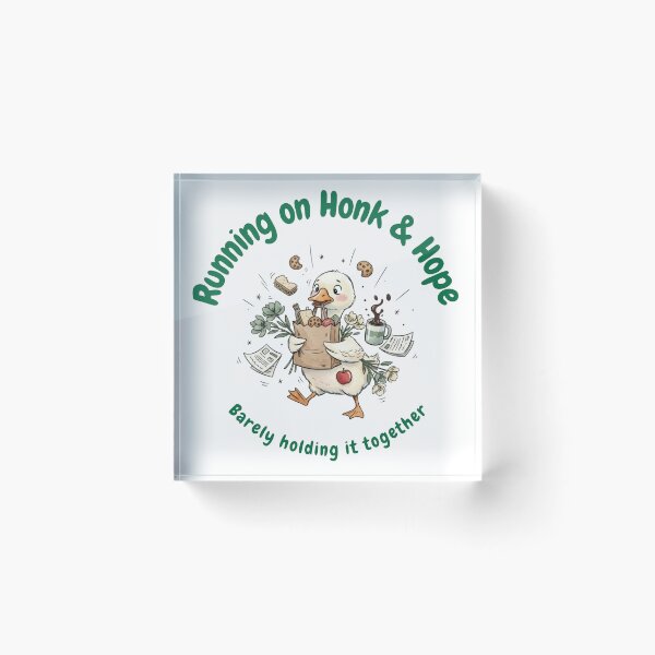 Item preview, Running on Honk & Hope designed and sold by HumTumMe.