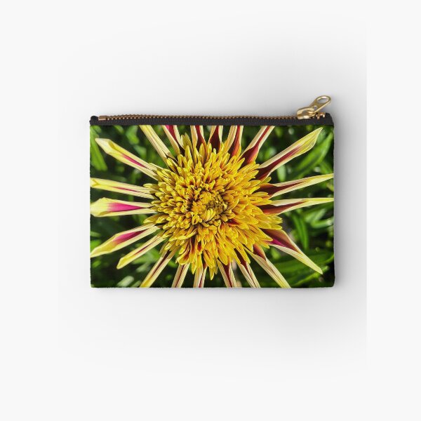 Item preview, Yellow and Burgundy Gazania Starburst Flower Photography designed and sold by Be Captured by Brittany Emma.