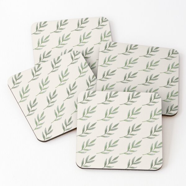 Item preview, Watercolor Branch Pattern | Elegant Botanical Leaf Seamless designed and sold by Dino-Lune.