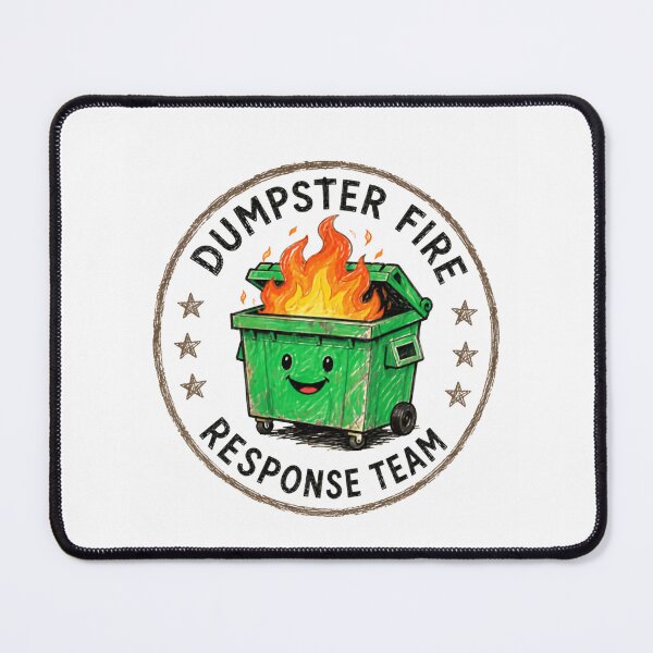 Item preview, Dumpster Fire Response Team Chaos Management Humor Sarcastic Crisis designed and sold by HumansStuck12.