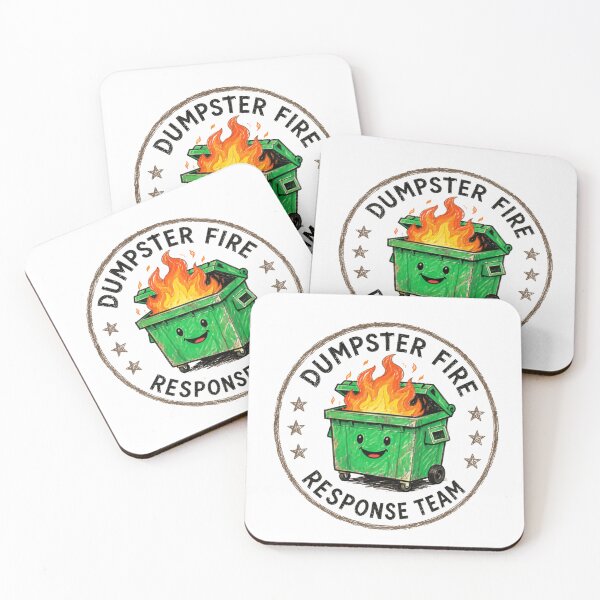 Item preview, Dumpster Fire Response Team Chaos Management Humor Sarcastic Crisis designed and sold by HumansStuck12.