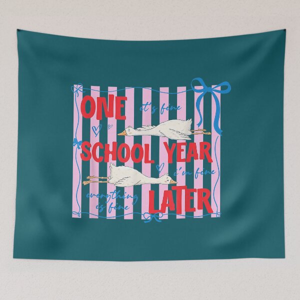 Item preview, Striped One School Year Later Funny Goose End of School Year designed and sold by meilcannb.