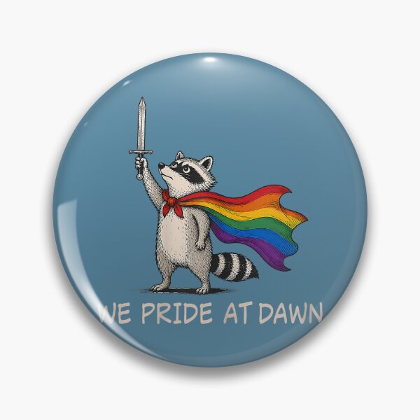 Item preview, We Pride At Dawn Funny Raccoon LGBT Support Pride Month designed and sold by miuukiuu.