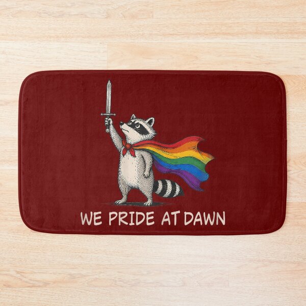 Item preview, We Pride At Dawn Funny Raccoon LGBT Support Pride Month designed and sold by miuukiuu.