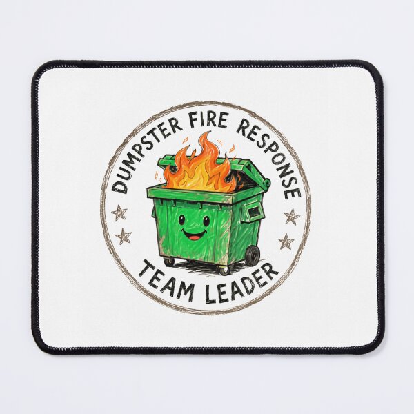 Item preview, Dumpster Fire Response Team Leader Work Humor Manager Gift designed and sold by HumansStuck12.