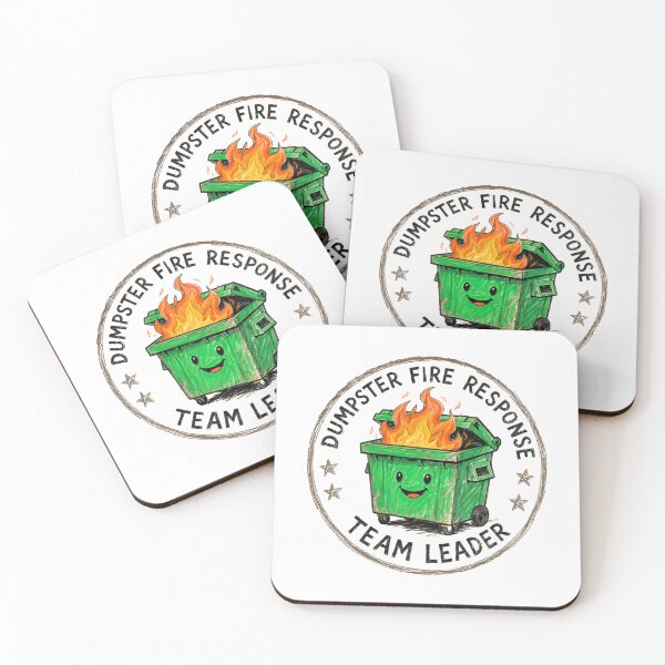 Item preview, Dumpster Fire Response Team Leader Work Humor Manager Gift designed and sold by HumansStuck12.
