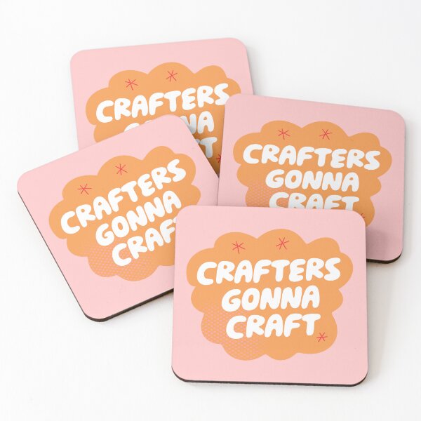 Item preview, Crafters Gonna Craft (Orange) designed and sold by yellowflowerhut.
