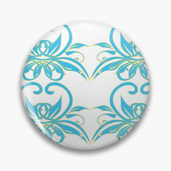 Item preview, Elegant damask seamless pattern background with turquoise floral swirls designed and sold by AjjimaJKM.