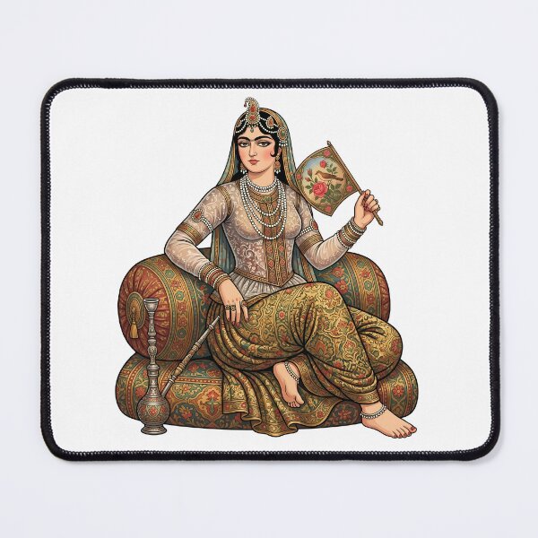 Item preview, Persian Qajar Princess Traditional Iranian Fine Art Vector designed and sold by yousefi.