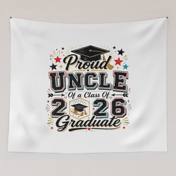 Item preview, Proud Uncle Of A Class Of 2026 Graduate Family Celebration designed and sold by HumansStuck12.