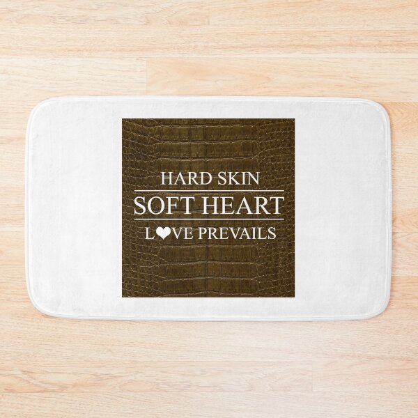Item preview, Hard Skin, Soft Heart – Love Prevails Inspirational Quote designed and sold by NaphDesigns.