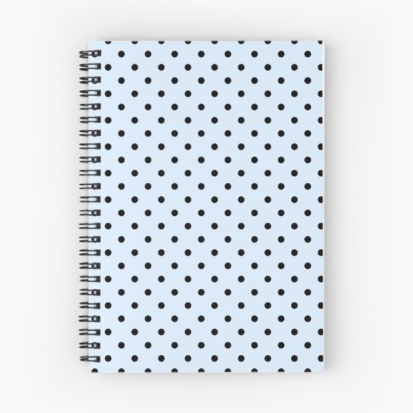 Item preview, Polka Dots Ice Blue and Black Pattern designed and sold by kierkegaard.