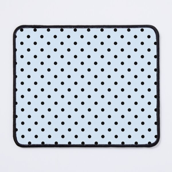 Item preview, Polka Dots Ice Blue and Black Pattern designed and sold by kierkegaard.