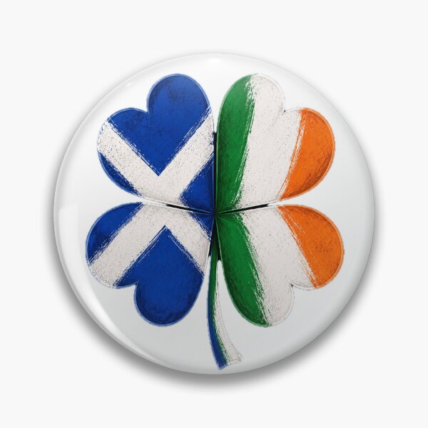 Item preview, Scotland x Ireland Four Leaf Clover designed and sold by TMTD Productions.