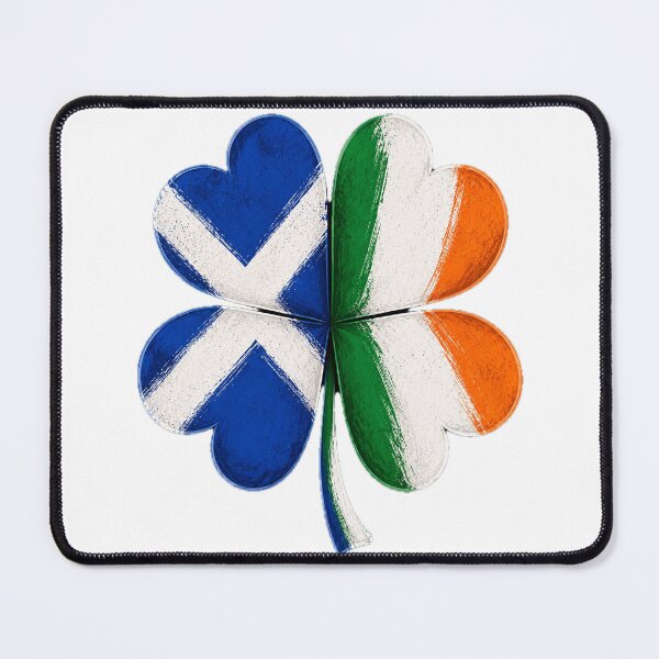 Item preview, Scotland x Ireland Four Leaf Clover designed and sold by TMTD Productions.
