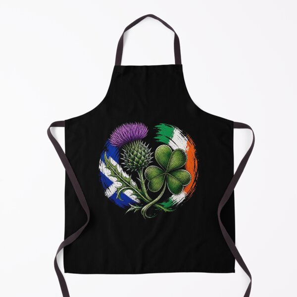 Item preview, Scottish Thistle x Irish Shamrock designed and sold by TMTD Productions.