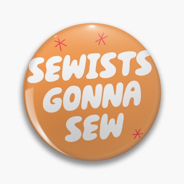 Item preview, Sewists Gonna Sew (Orange) designed and sold by yellowflowerhut.