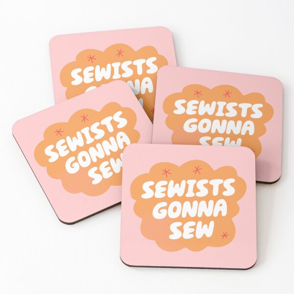 Item preview, Sewists Gonna Sew (Orange) designed and sold by yellowflowerhut.