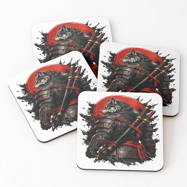 Item preview, Ronin Wolf Under Blood Moon designed and sold by Dresut.