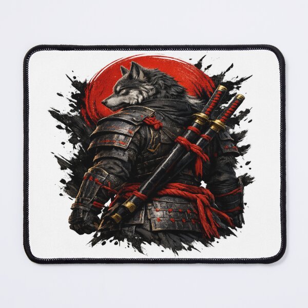Item preview, Ronin Wolf Under Blood Moon designed and sold by Dresut.