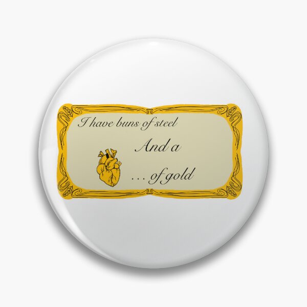 Item preview, buns of steel - heart of gold designed and sold by Shelly’s stickers .