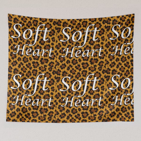 Item preview, Soft Heart – Leopard Print Inspirational Design designed and sold by NaphDesigns.