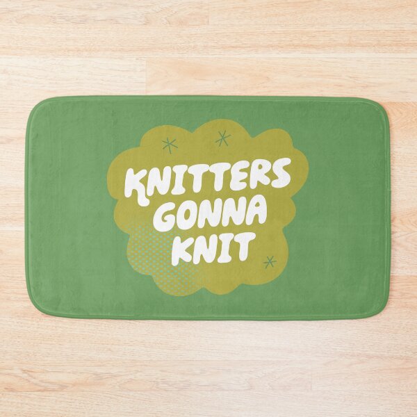 Artikelvorschau, Knitters Gonna Knit (Grün) entworfen und verkauft von yellowflowerhut.