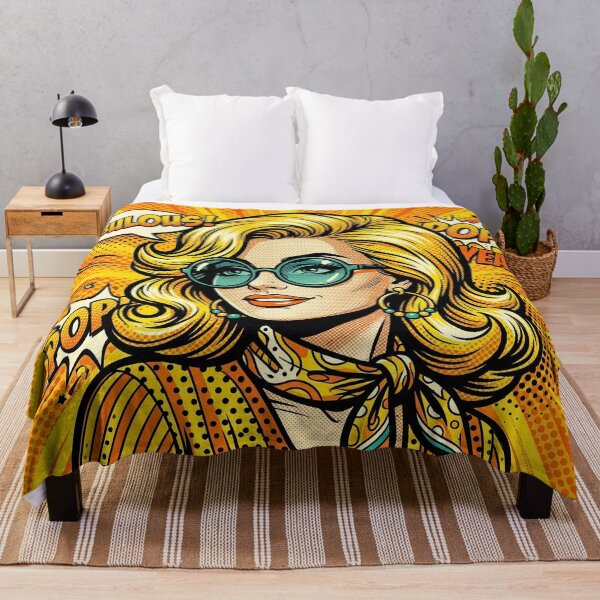 Item preview, Retro 60s Pop Art Woman – Vibrant Comic Style Illustration with "Fabulous" Speech Bubble designed and sold by MakarenaCreate.
