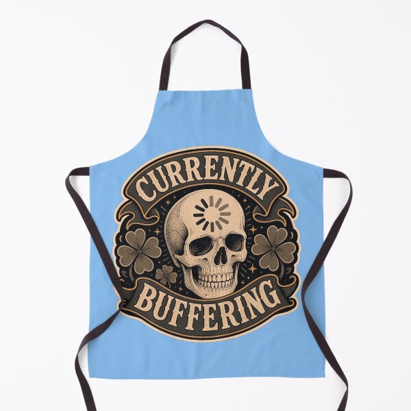 Item preview, Vintage lucky clover Currently Buffering designed and sold by logicfun.