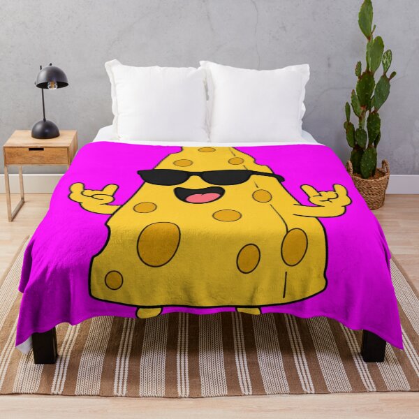 Item preview, Cool Rock On Cheese Character With Sunglasses designed and sold by bosamji.