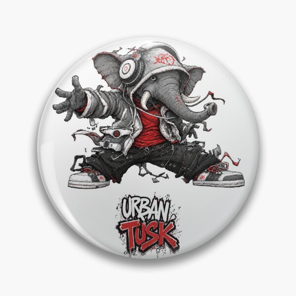 Item preview, Urban Elephant in Streetwear Armor designed and sold by Sci-fi-2901.
