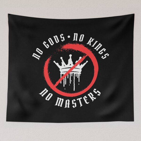 Item preview, No Gods, No Kings, No Masters designed and sold by Preston Meyers Designs.