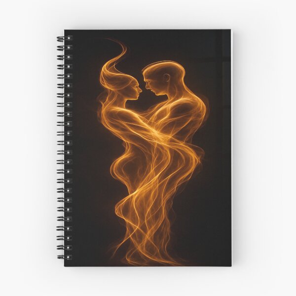 Item preview, Twin Flames: Eternal Amber Embrace designed and sold by MakarenaCreate.