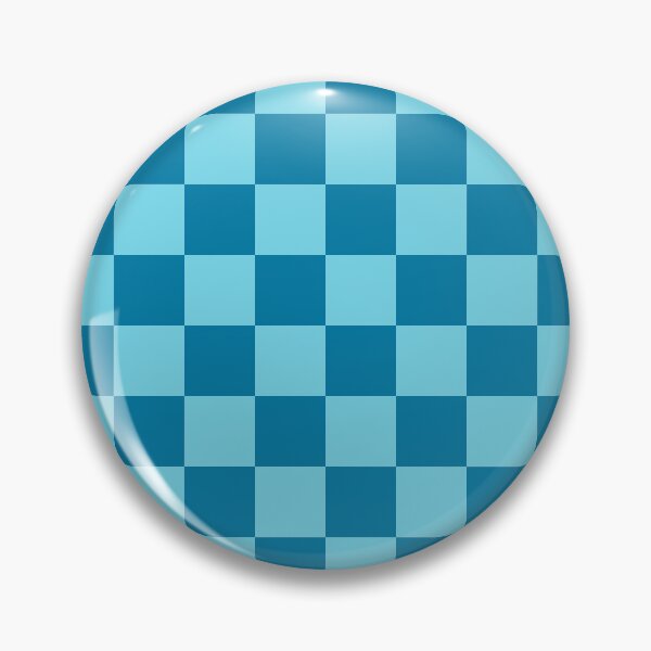 Item preview, CG blue & sky blue checkered designed and sold by Mint + Midnight.